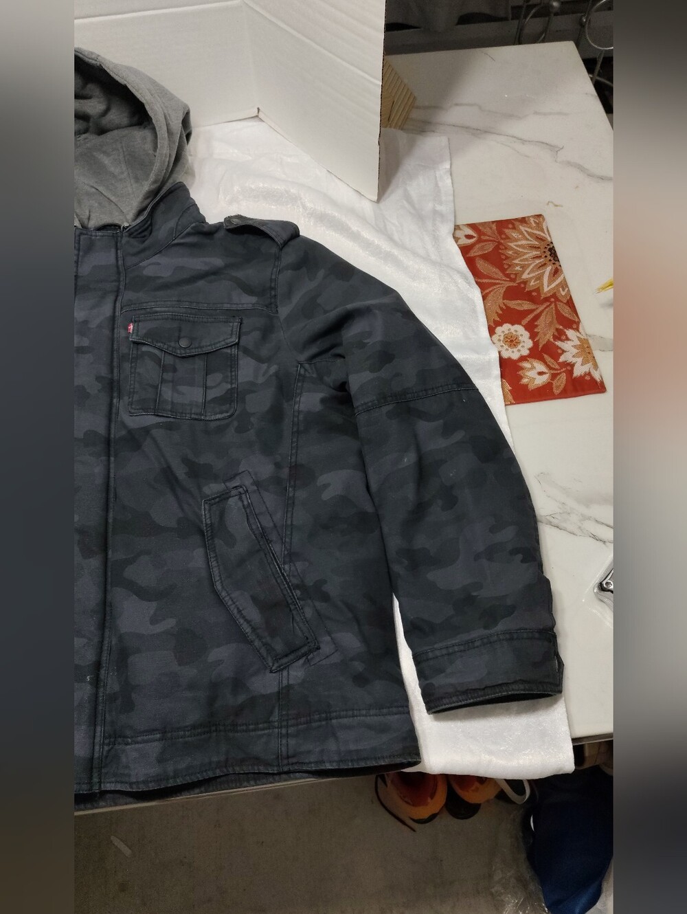 Levi's Hooded Military, Men - XL , Field Jacket Perfect Condition - Picture 3 of 13